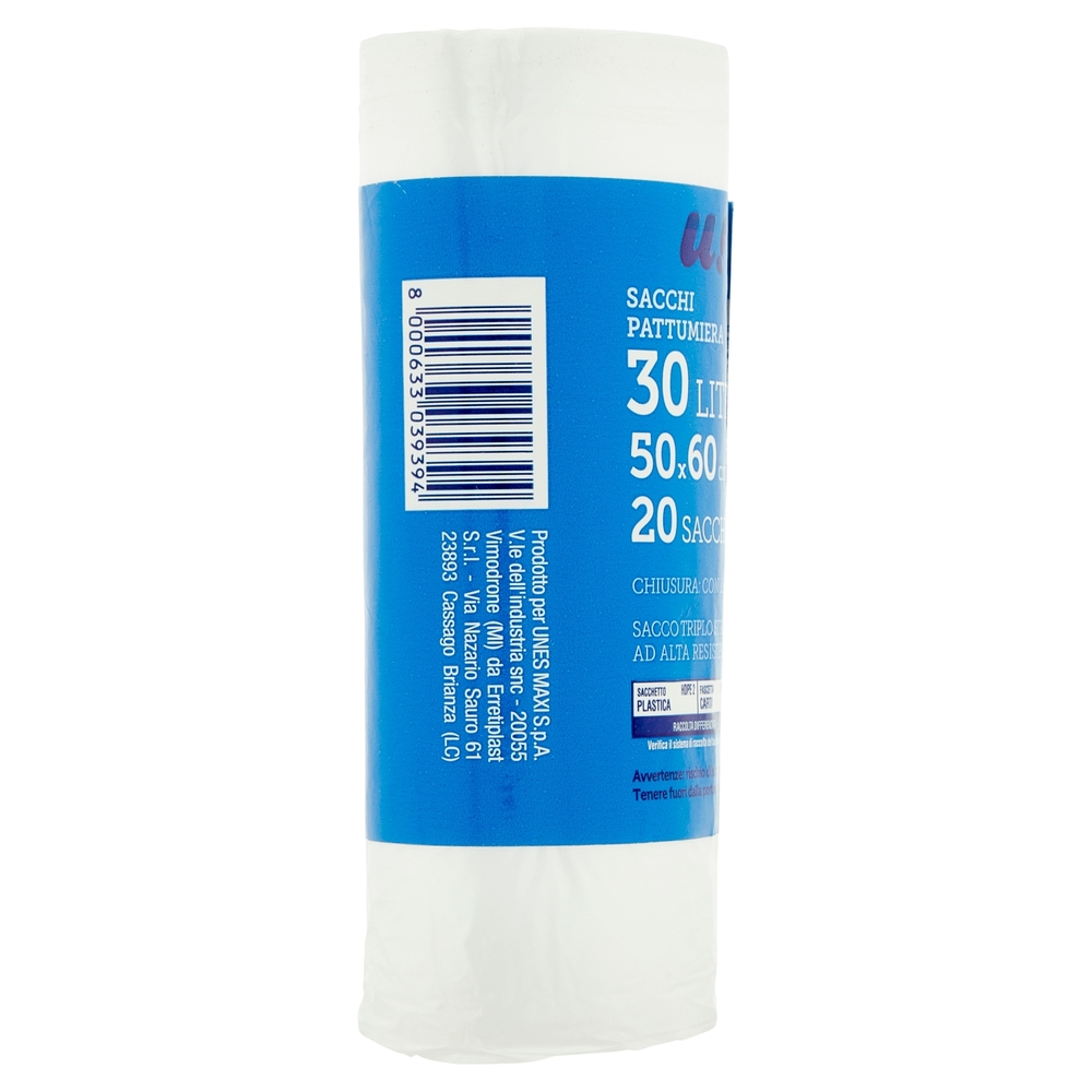 Sacchi Pattumiera 30 Litri con Laccetto U! Confronta e Risparmia